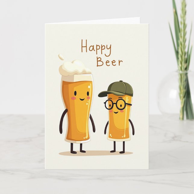 Beverage Fathers Day Art Card (Front)