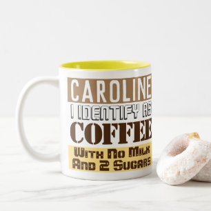 Beverage Instructions with Name Two-Tone Coffee Mug