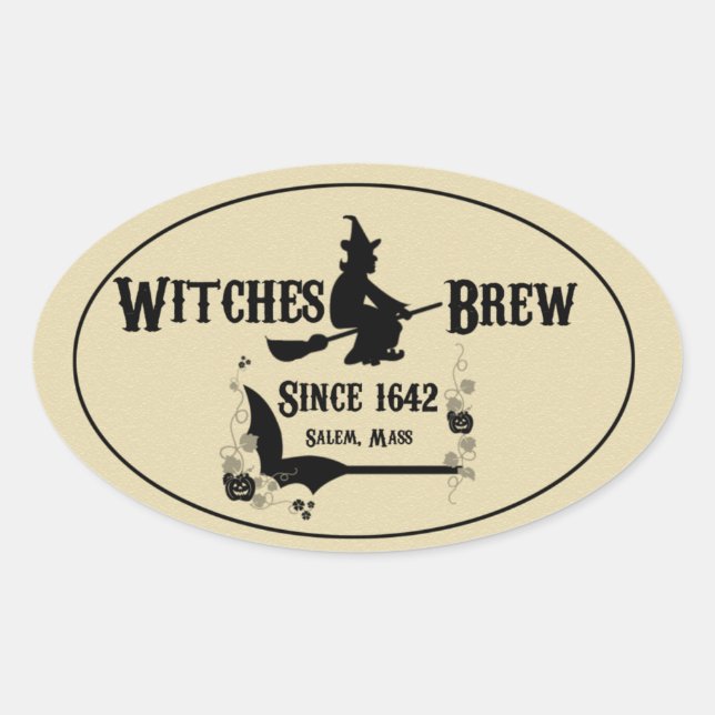 Beverage Label - Witches Brew (Front)