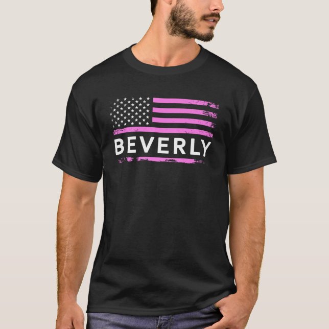 BEVERLY AMERICAN FLAG FOR BEVERLY T-Shirt (Front)