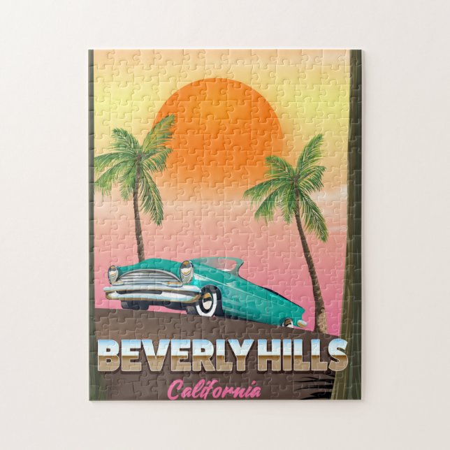 Beverly Hills California Jigsaw Puzzle (Vertical)