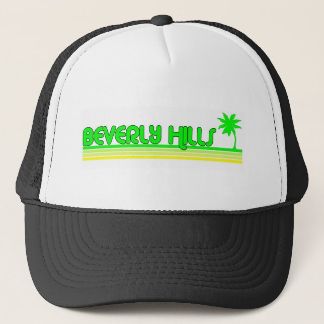 Beverly Hills, California Trucker Hat (Front)