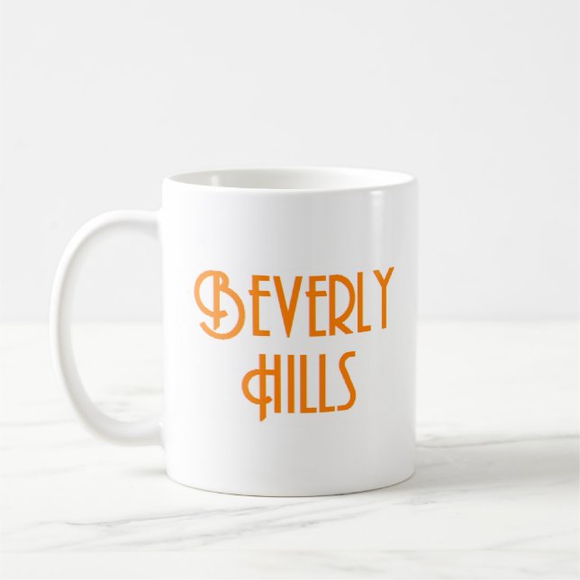 beverly hills coffee mug (Left)