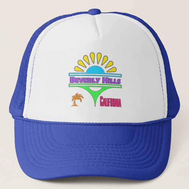 "Beverly Hills Colourful 1" Hat (Front)