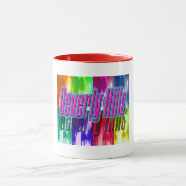 "Beverly Hills" Colourful Palms Cup (Center)