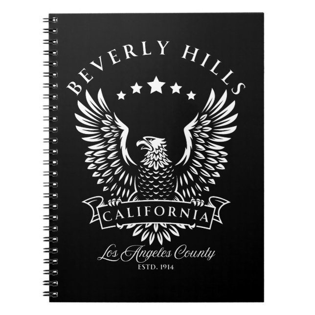 Beverly Hills Los Angeles County California Notebook (Front)