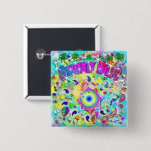 Beverly Hills Mystic Dance 15 Cm Square Badge