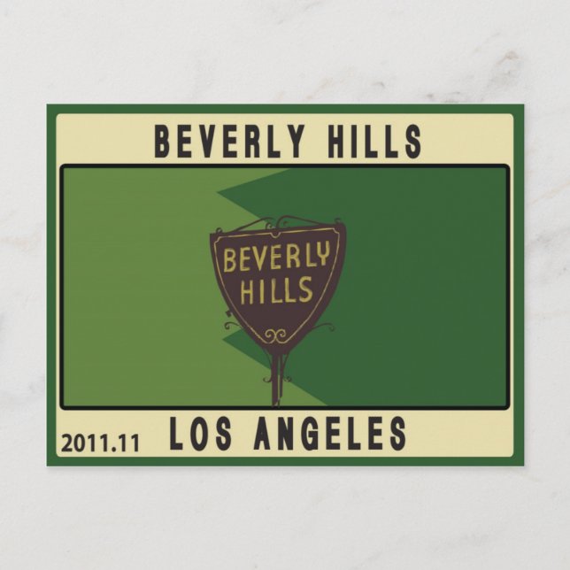 Beverly Hills Postcard (Front)