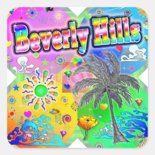 Beverly Hills Quadro Seasons Sticker
