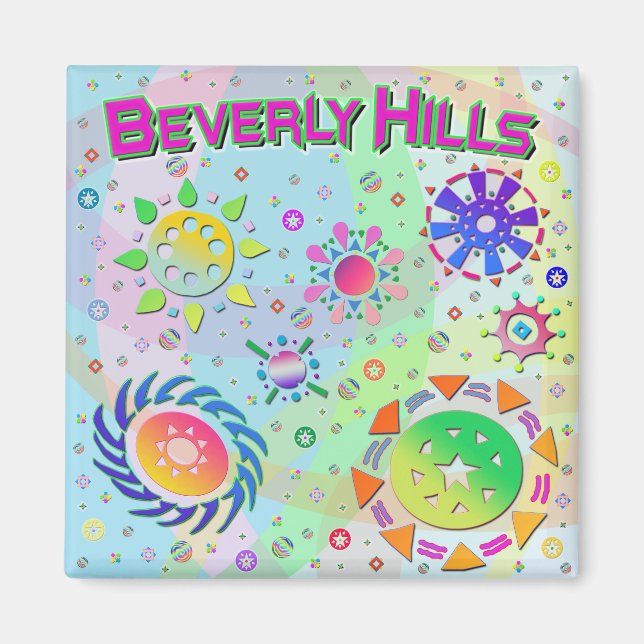 Beverly Hills Seven Suns & Energy Magnet (Front)