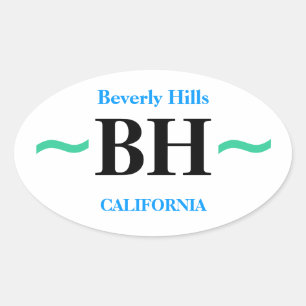 BEVERLY HILLS stickers (4)