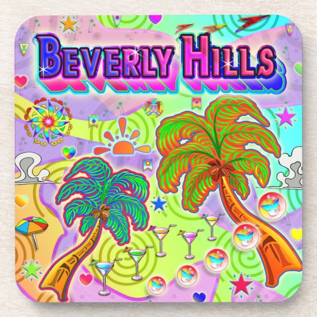 Beverly Hills Vacation Target Coaster (Front)