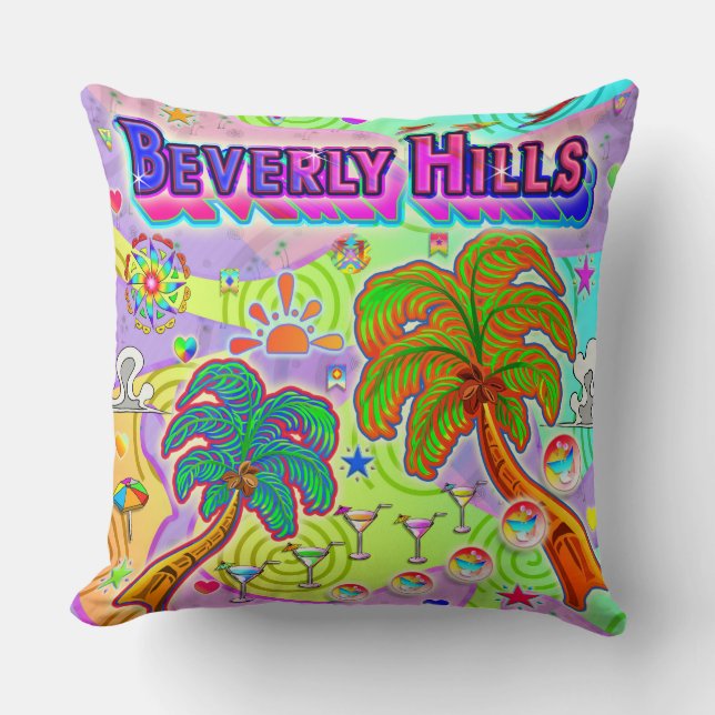 Beverly Hills Vacation Target Pillow (Front)