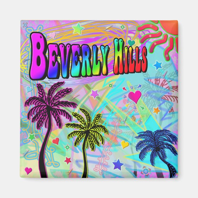 Beverly Hills Vivid Romance Magnet (Front)
