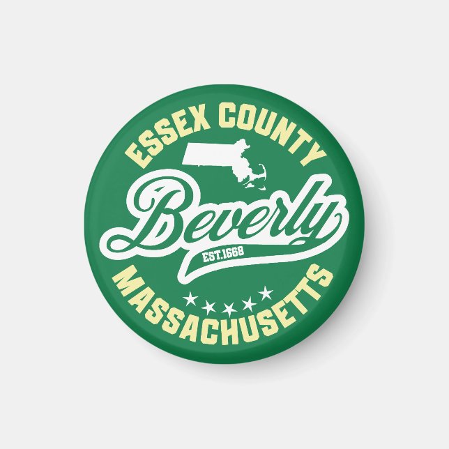 Beverly, Massachusetts Magnet (Front)