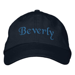 Beverly Personalised Embroidered Baseball Cap Hat