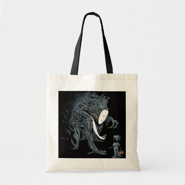 Beware a Trick on Halloween Tote Bag (Front)