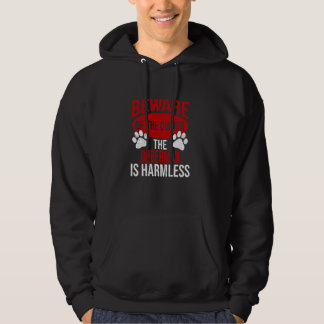 Beware - Dog Dad Dog Mum Doberman Dog Owner Hoodie