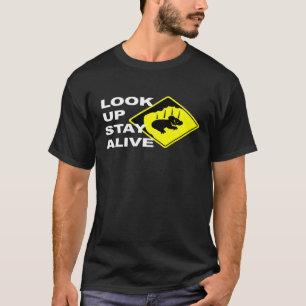 Beware Drop Bears Look Up Stay Alive  Aussie T-Shirt