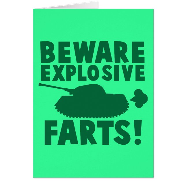 Beware EXPLOSIVE FARTS! (Front)