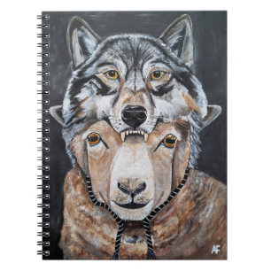 Beware False Alphas Painting by Alfred Fox Notebook