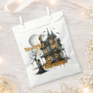 Beware Halloween – A Haunted Nightfall Warning Favour Bag
