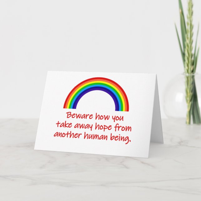 Beware How You Take Away Card (Front)