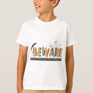 Beware Kids Halloween T-Shirt