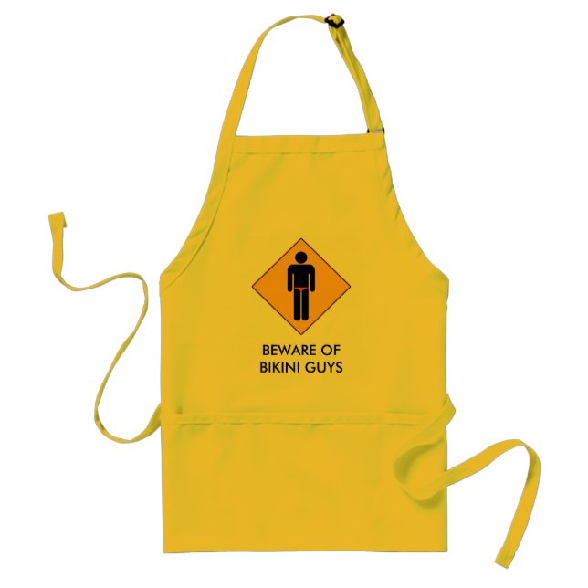 Beware of Bikini Guys Standard Apron (Front)