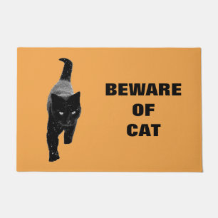 Beware of Cat Doormat