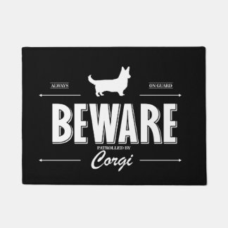 Beware Of Corgi (Cardigan) Doormat