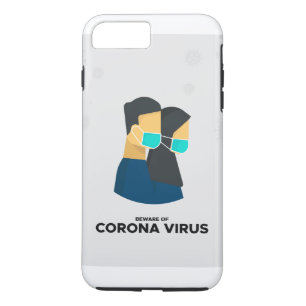 beware of coronavirus iphone case