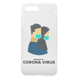 Beware of coronavirus iphone case