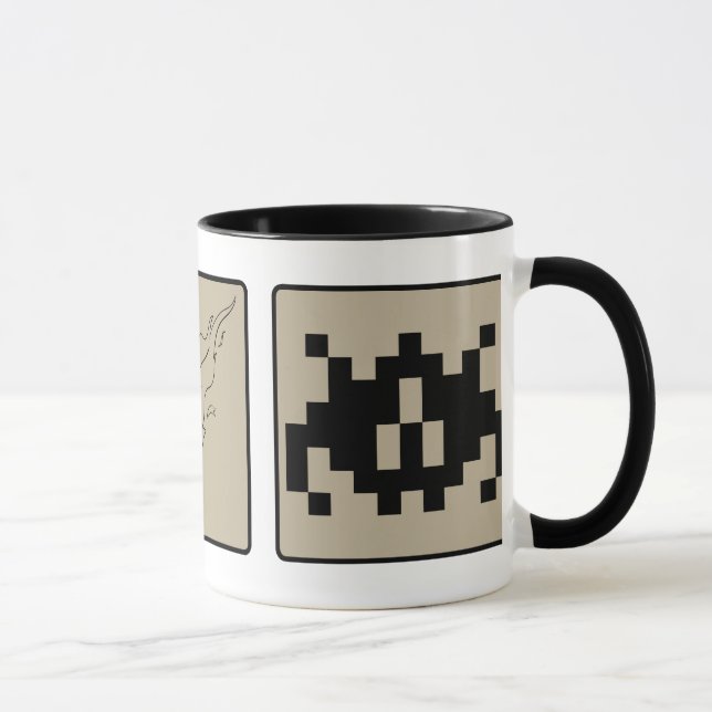 Beware of Falling Objects Glass Mug (Right)