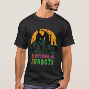 Beware Of Hitchhiking Ghosts Halloween T-Shirt