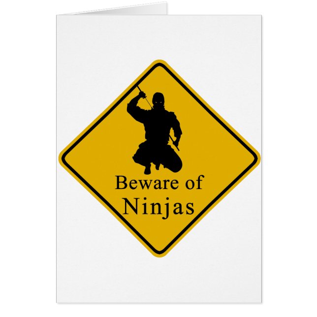 Beware of Ninjas (Front)