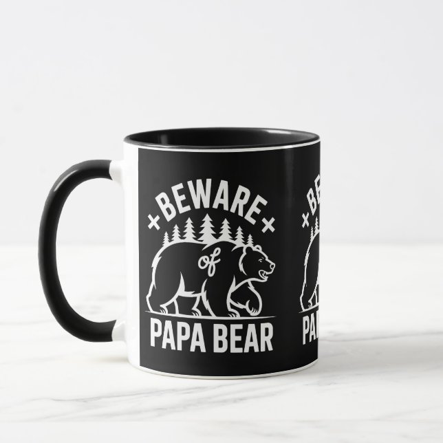 BEWARE OF PAPA BEAR MUG (Left)