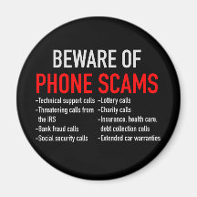 Beware of Phone Scams - Scam Prevention List