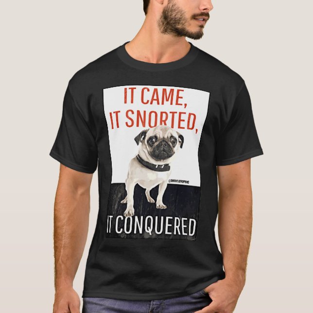 Beware of Pug! Classic T-Shirt 820 (Front)