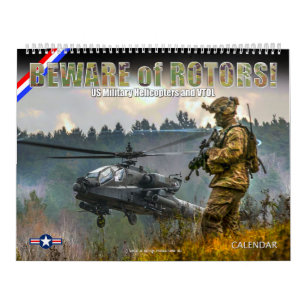 BEWARE of ROTORS! US Military Helicopters and VTOL Calendar
