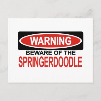 Beware Of Springerdoodle Postcard
