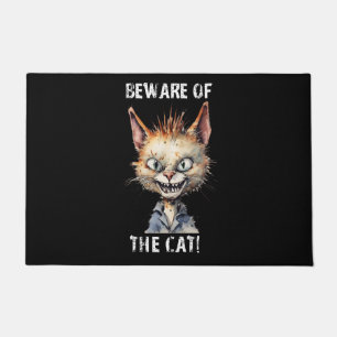 Beware Of The Cat Doormat