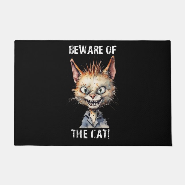Beware Of The Cat Doormat (Front)