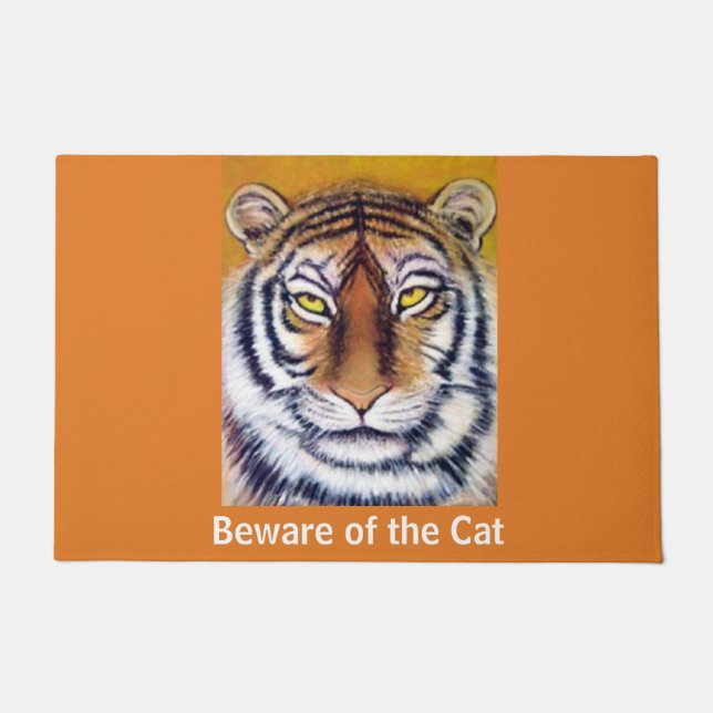 Beware of the Cat Doormat (Front)