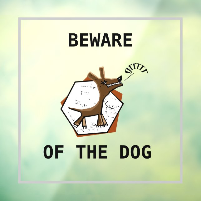 Beware of the dog (Sheet 3)