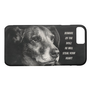 Beware of the dog, custom pet photo iPhone 8/7 case