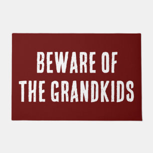 Beware of the Grandkids Doormat