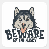 Beware of the Husky - Vintage Horror Movie Poster