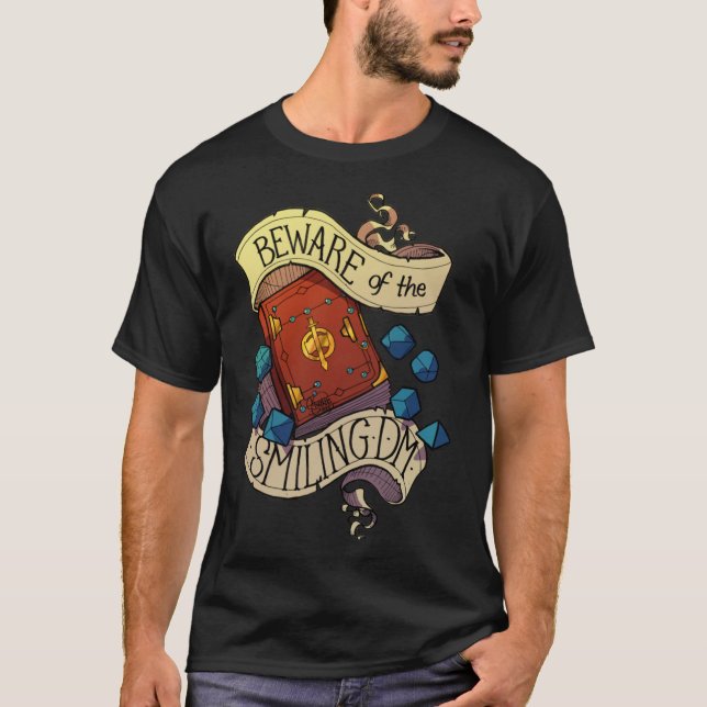 Beware of the Smiling Dungeon Master Classic T-Shi T-Shirt (Front)