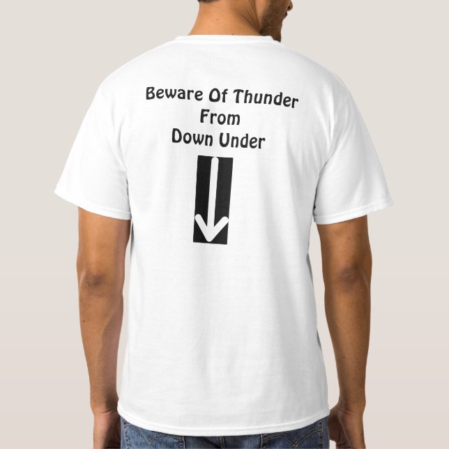 Beware of Thunder- Basic T-Shirt (Back)